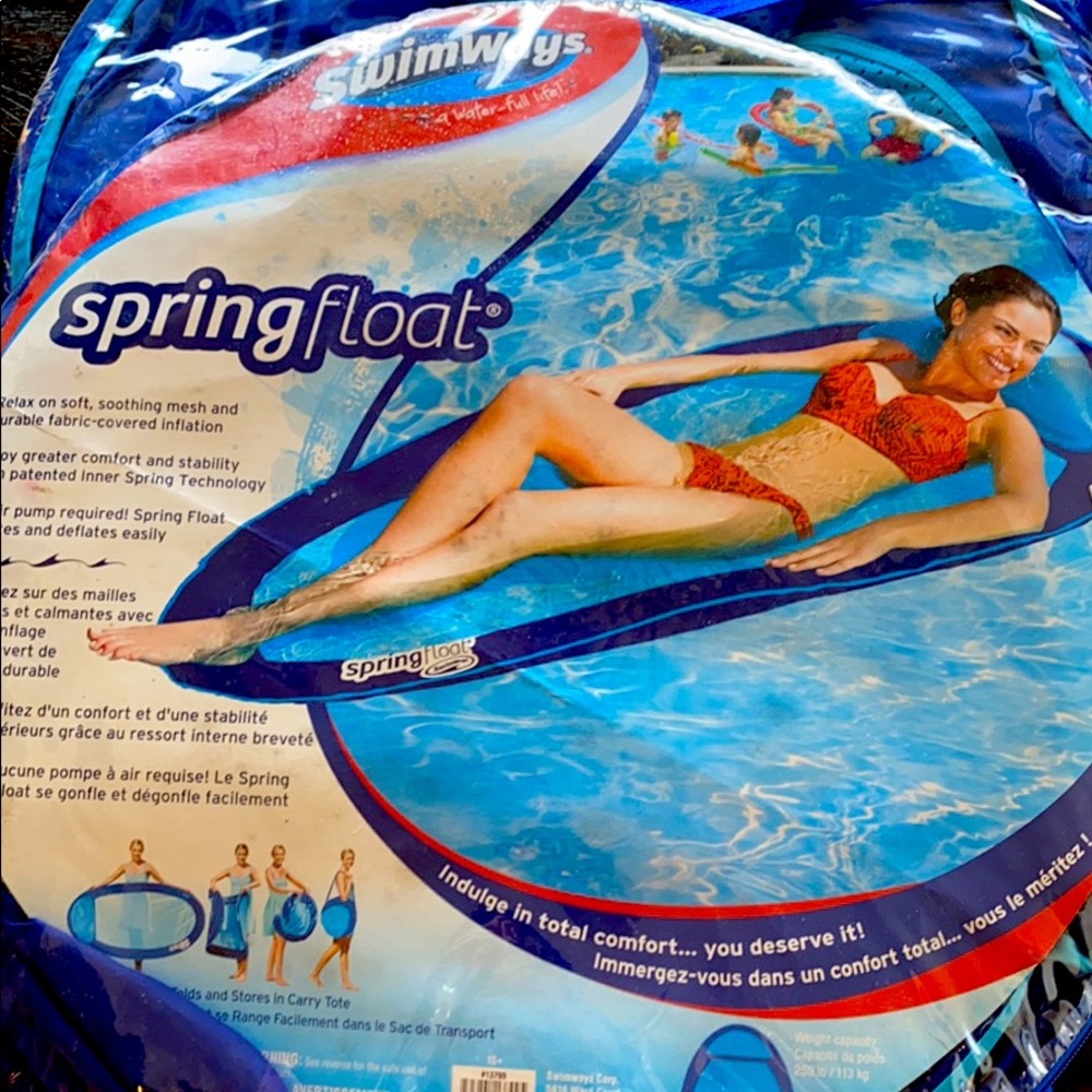 (2!!) Spring float pool Loungers